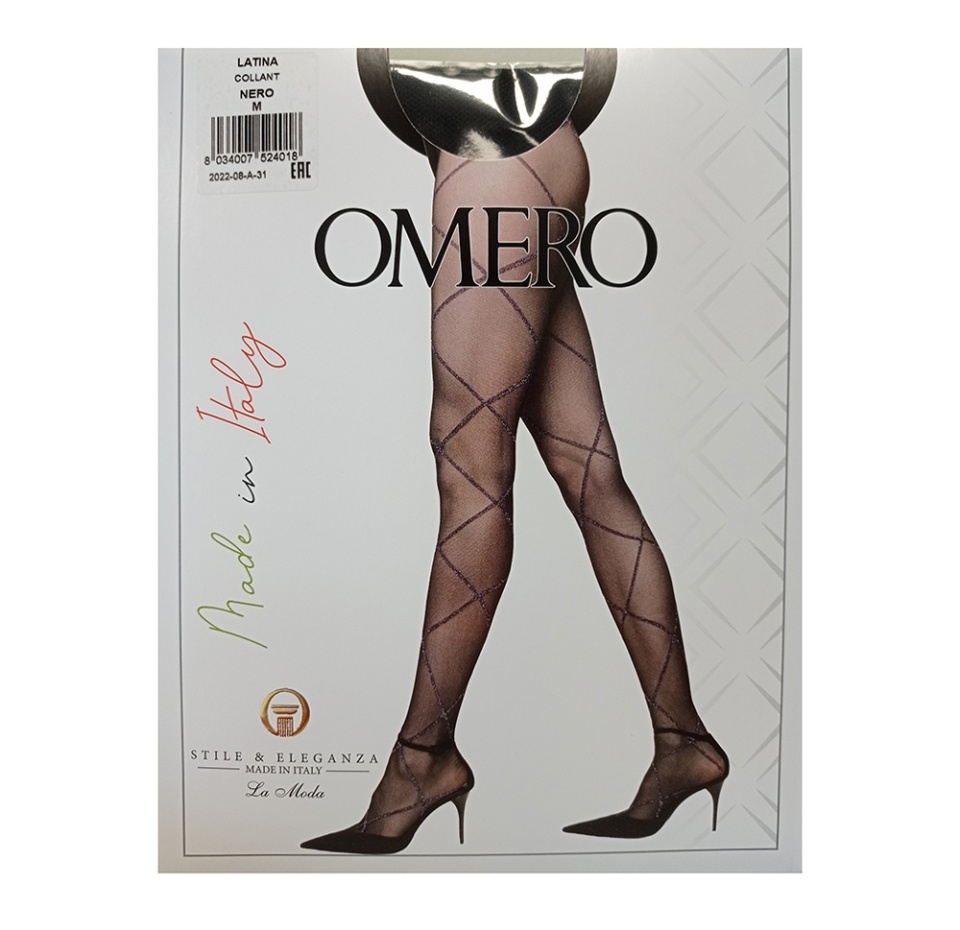 

Колготки Omero Latina цвет Nero, 30 den, размер M, Италия