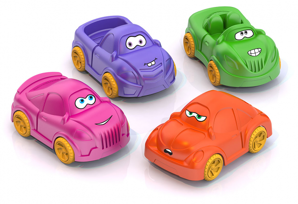 Машинки Нордпласт Глазастики, 4 шт