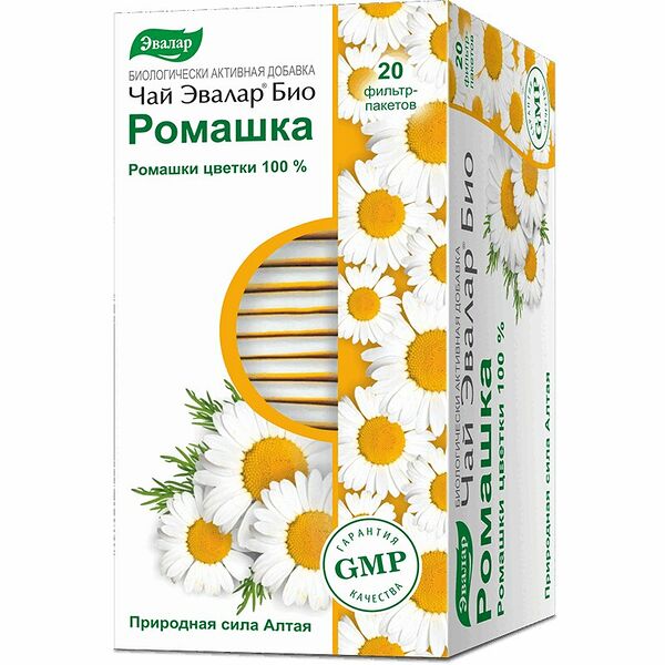 Чай Эвалар Био Ромашка фильтр-пакеты 20 шт