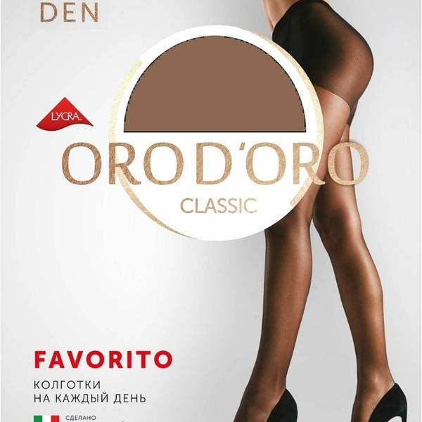 Колготки женские Ородоро Favorito 20 Glace р4