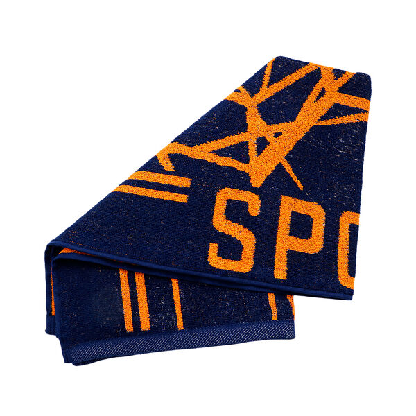 Полотенце махровое пестротк sport 50х90 синий