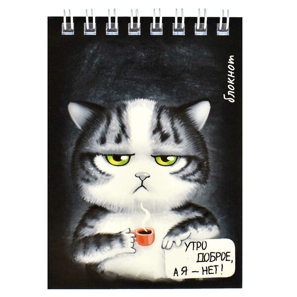 Блокнот А7 40л на гребне Феникс+ 