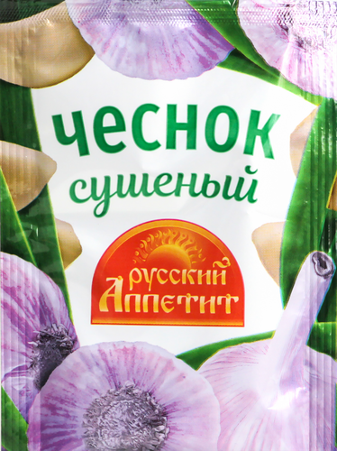

Чеснок Русский аппетит сушеный 10 г