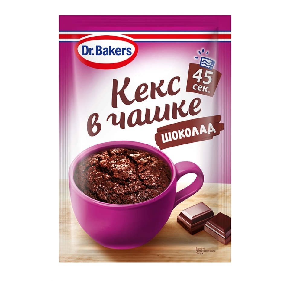 

Смесь для приготовления Dr.Bakers Кекс шоколадный в кружке 55 г