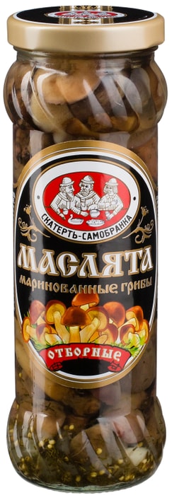 

Маслята Скатерть-Самобранка маринованные отборные 370 мл