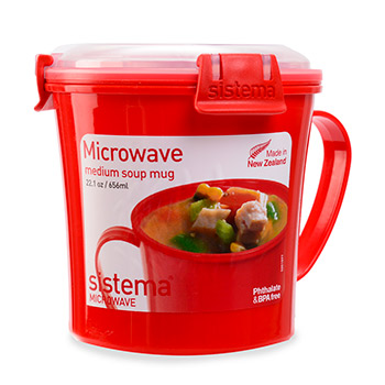 

Кружка суповая Sistema Microwave