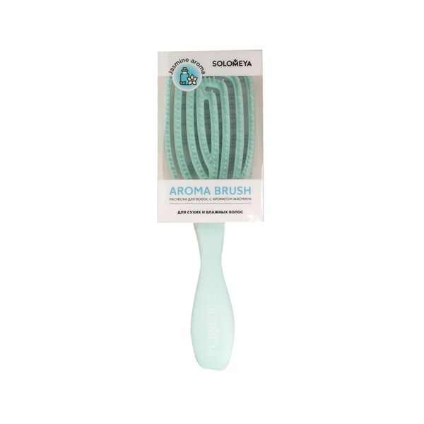 SOLOMEYA ПРОФ Расческа для сухих и влажных волос с ароматом жасмина MZ0011