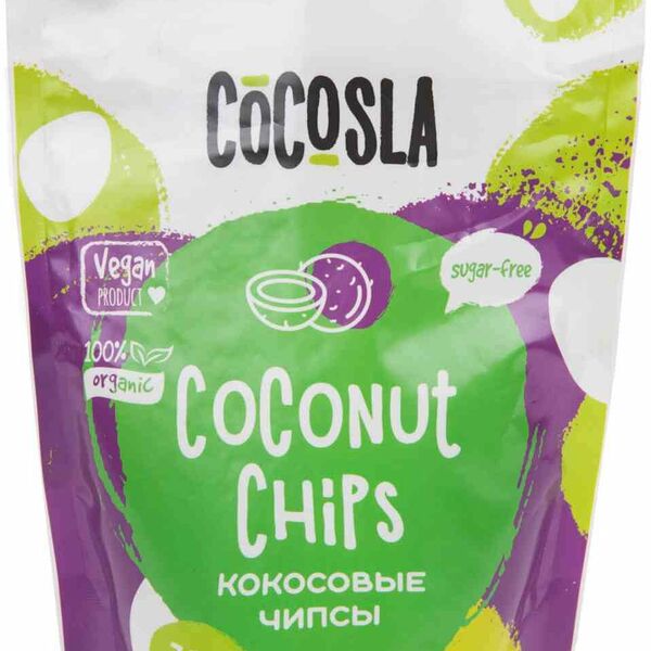 Чипсы кокосовые Cocosla без сахара