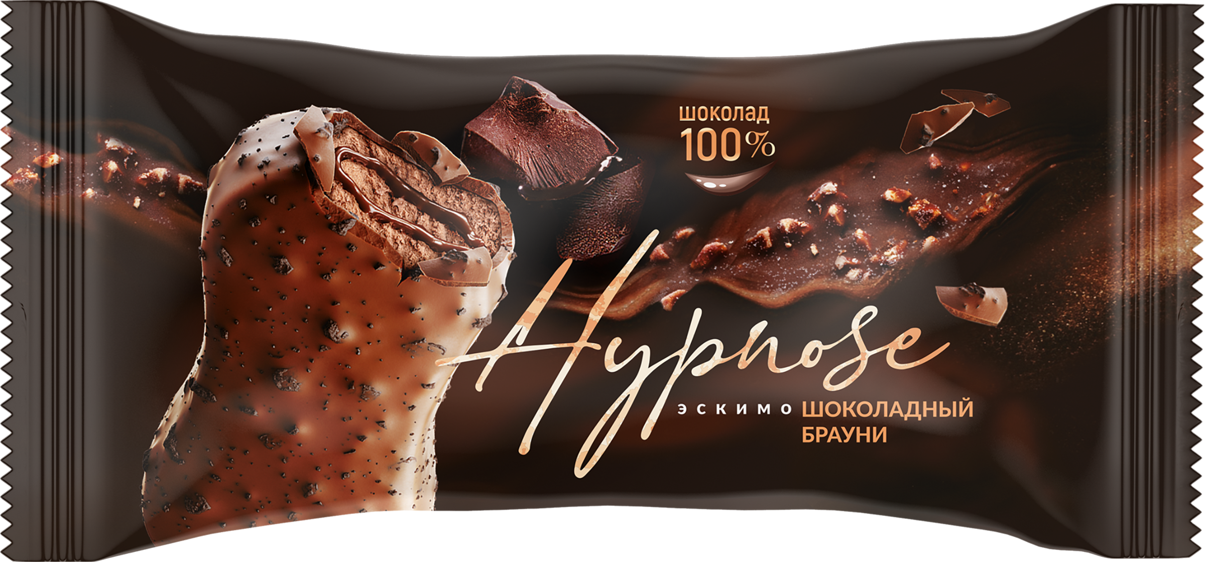 

Мороженое Hypnose Шоколадный брауни 8% 80 г