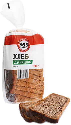Хлеб 365 дней Дарницкий в нарезке
