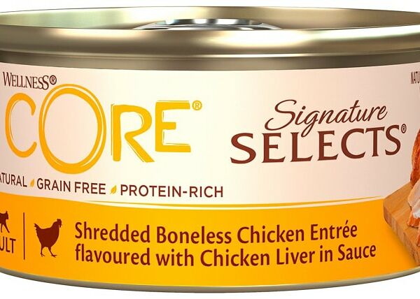 Влажный корм для кошек Core Signature Selects Курица с куриной печенью 79г