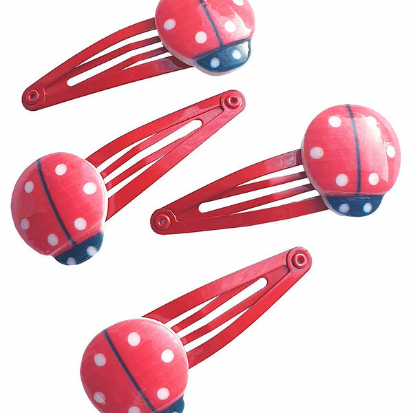 Заколки для волос клик клак с декором ТМ Studio Style (Студио Стайл)