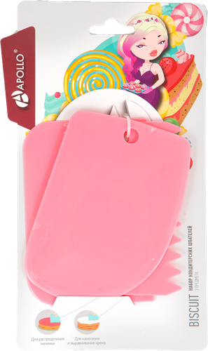 

Набор кондитерских шпателей APOLLO Biscuit, 3 шт., в ассортименте