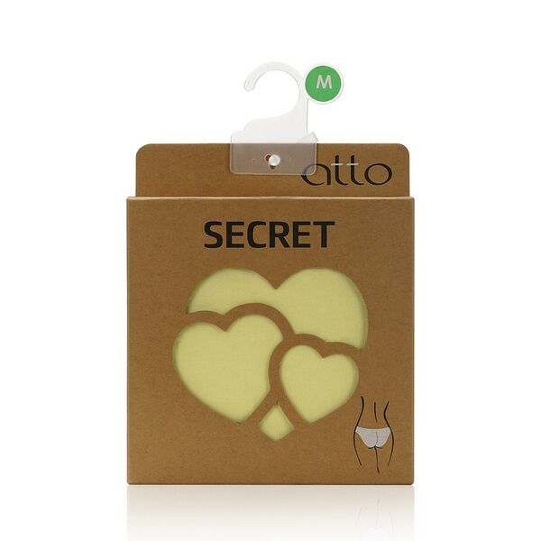 Женские трусы - слипы Atto Secret , Желтый , M