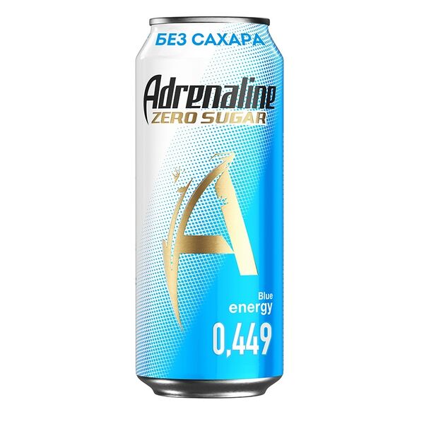 Энергетический напиток Adrenaline Rush Zero без сахара