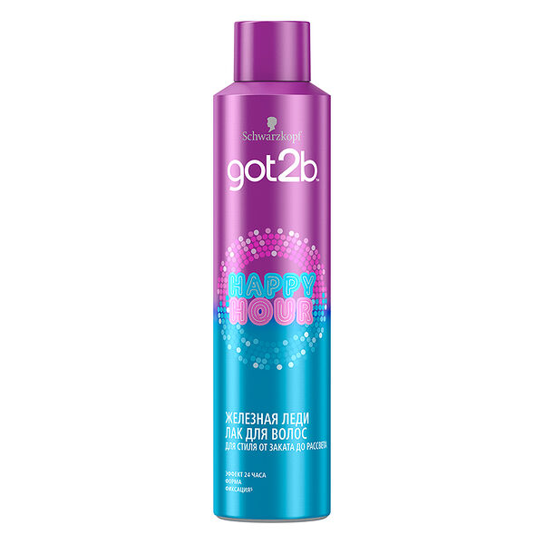 Лак для волос `GOT2B` HAPPY HOUR сильной фиксации, 300 мл