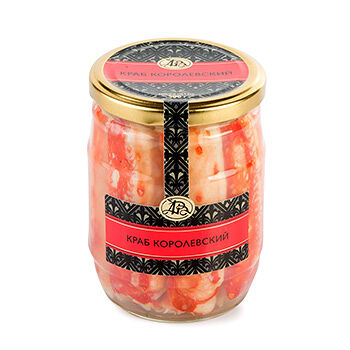 Краб Royal Crab камчатский в собственном соку Экстра 510г, Россия