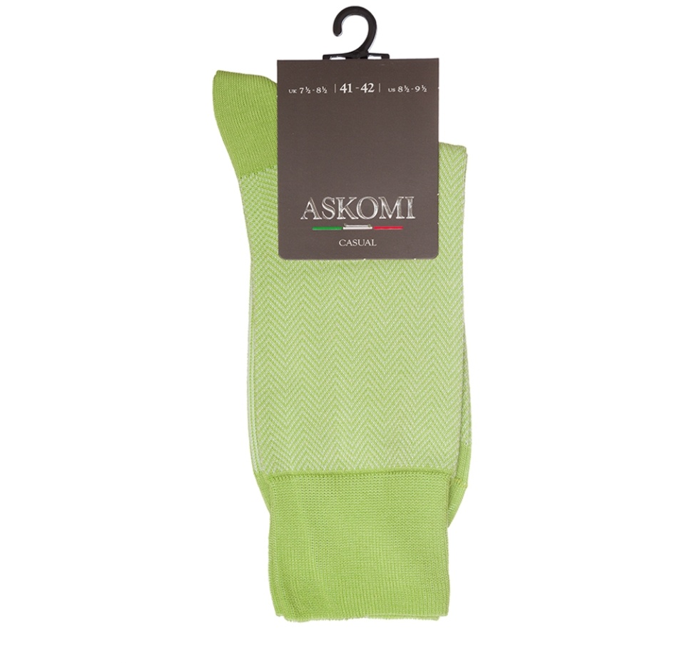 

Носки мужские Classic цвет салатовый, Askomi, р. 39-40, Россия