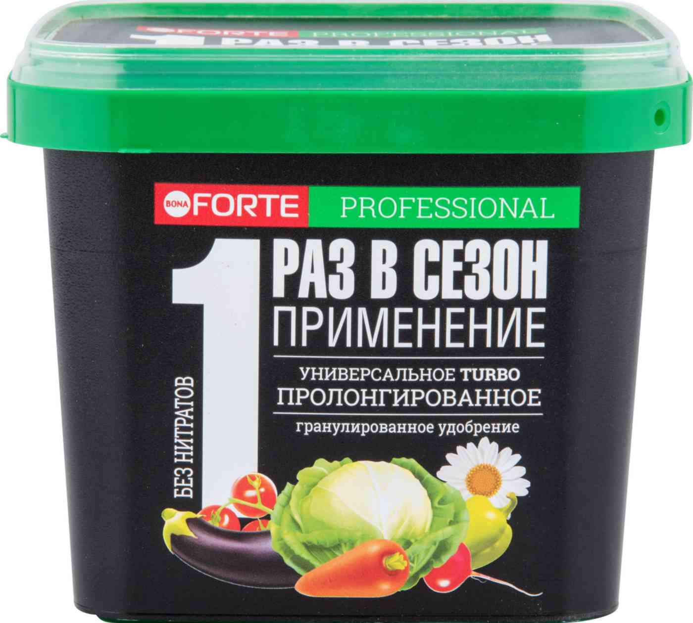 

Удобрение гранулированное универсальное Bona Forte Professional Turbo пролонгированное 1 л