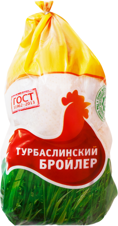 

Тушка цыпленка-бройлера ТУРБАСЛИНСКИЙ БРОЙЛЕР Халяль охл. пакет вес