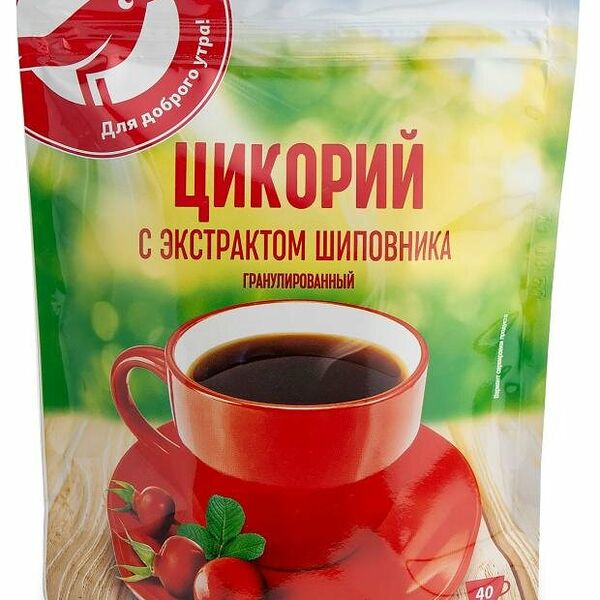 Цикорий растворимый АШАН Красная птица с экстрактом шиповника