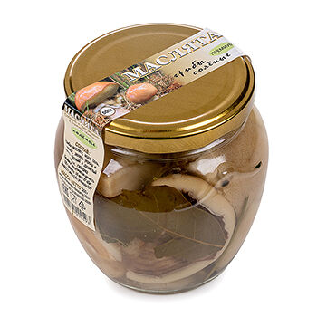 Грибы соленые маслята премиум Эко-Еда 500 г, Россия