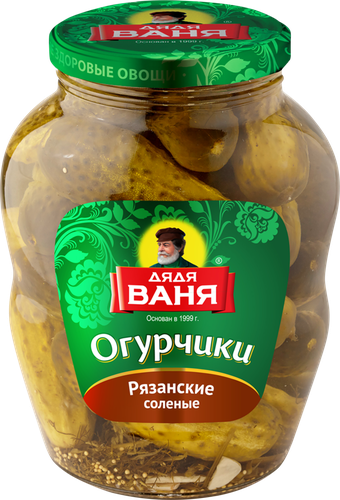 

Огурцы соленые ДЯДЯ ВАНЯ Рязанские, 1800г