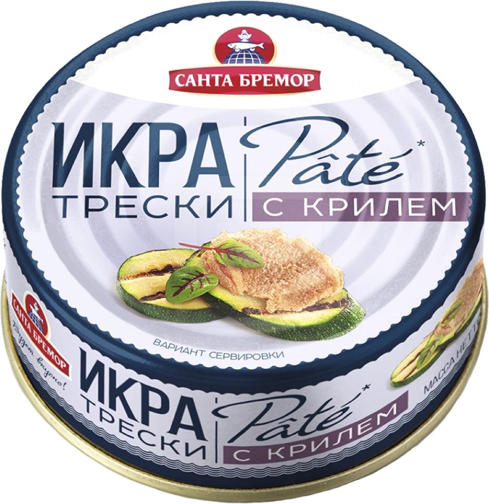 

Икра Санта Бремор Pate треска с крилем