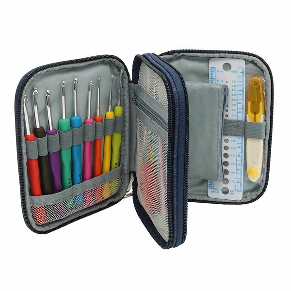 CK070 Набор вязальных принадлежностей, многофункциональный, 72 предмета,13,5*17,5см Hobby&Pro