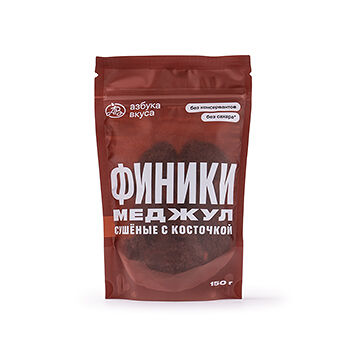 Сухофрукты «Азбука вкуса» финики Меджул сушеные с косточкой