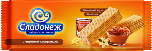 

Вафли Сладонеж С Вареной Сгущёнкой (россия) 270 г