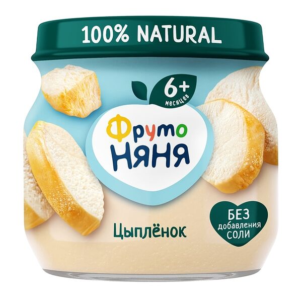 Пюре ФрутоНяня Цыплёнок, с 6 месяцев