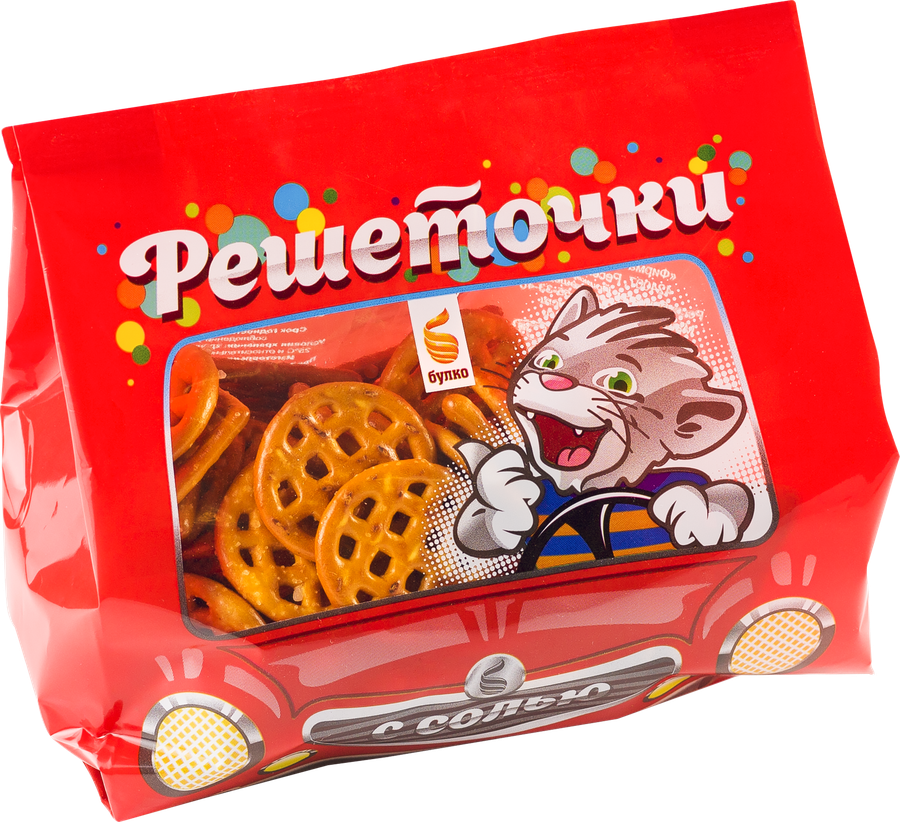 

Печенье Булко Решеточки пшеничные с солью 100 г