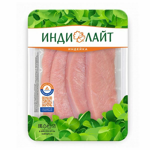 Шницель из индейки Индилайт охлажденный