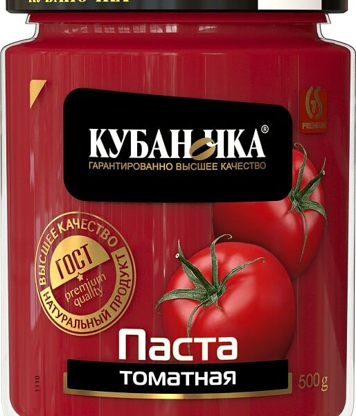 Паста томатная Кубаночка 500г