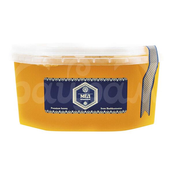 Мед натуральный Башкирский Пчеловод 500гр Монофлерный Полевой пл/б