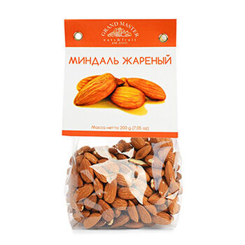 Орехи Grand Master миндаль жареный 200 г Россия