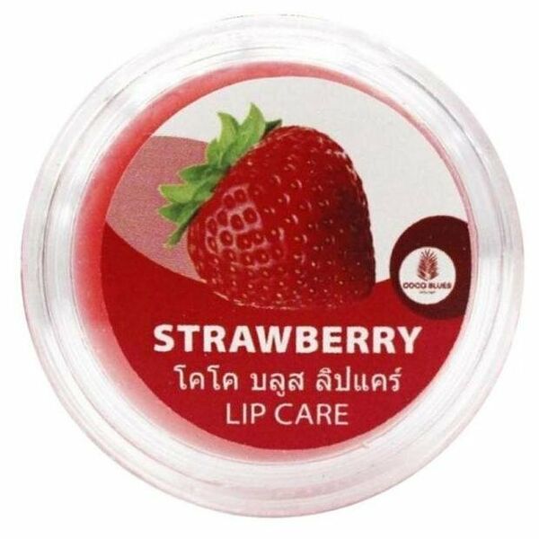 Бальзам для губ Coco Blues увлажняющий со вкусом клубники, 5 г