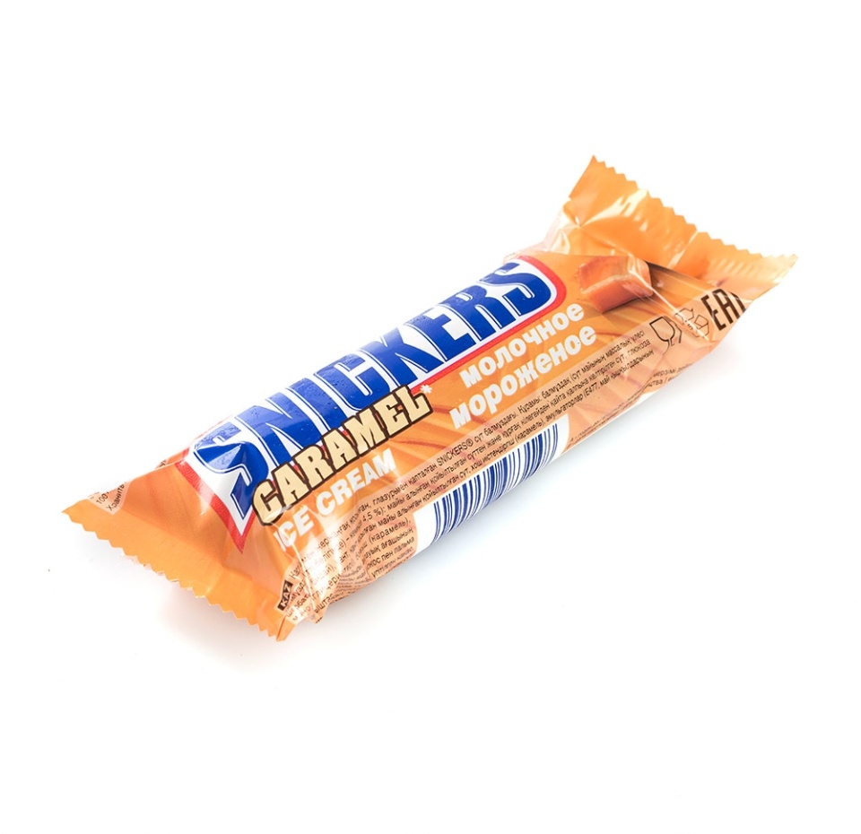 

Мороженое-батончик Snickers карамель 48 г