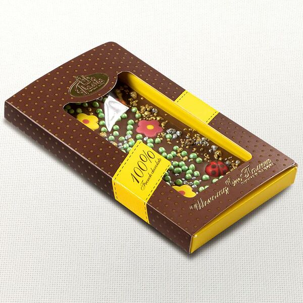 Шоколадная плитка Молочный шоколад Летнее настроение 65 г