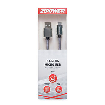 Кабель Zipower Micro USB, Китай