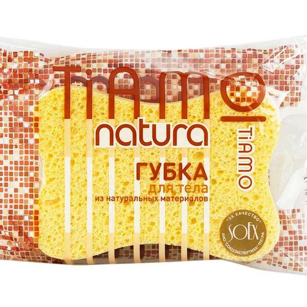 Губка для тела Tiamo Massage Natura комфорт поролон массаж