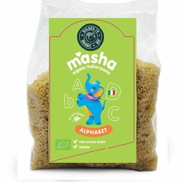 Макаронные изделия Biologic.Tv Алфавит Итальянская паста из твердой пшеницы