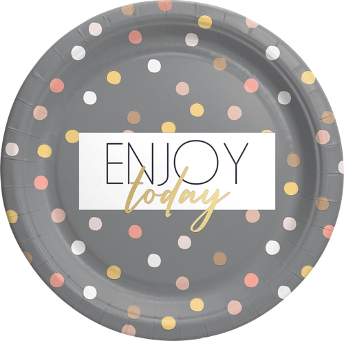 

Тарелки одноразовые Party 23 см бумажные, с тиснением, 6 шт, дизайн в ассортименте