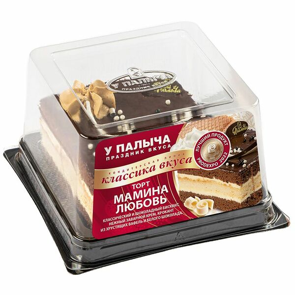 Торт У Палыча Мамина любовь с заварным кремом, 250г