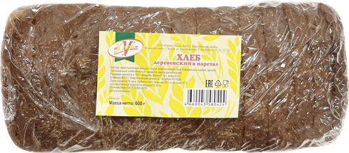 

Хлеб ХЛЕБ-В Деревенский, высший сорт, в нарезке, 600г