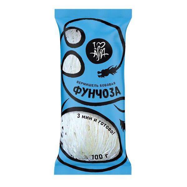 Вермишель I love Asia фунчоза бобовая 100г, Китай