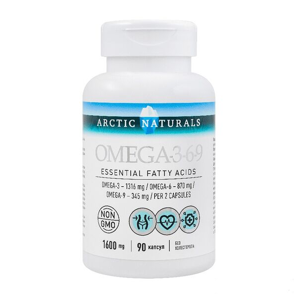 Арктик Нэйчералс Омега 3-6-9 капс.№90