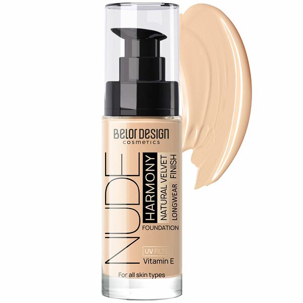 Тональный крем Nude Harmony тон 201 Belor Design Декоративная косметика имп. 2110