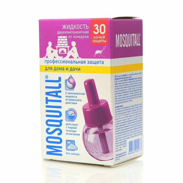 Жидкость от комаров Mosquitall Профессиональная защита, 30 ночей
